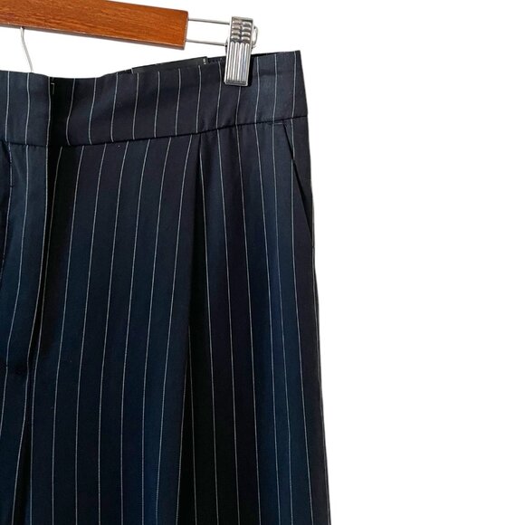 Express NEW Stylist Super High-Rise Pinstripe Ankle Pants Size 8 - Picture 5 of 15